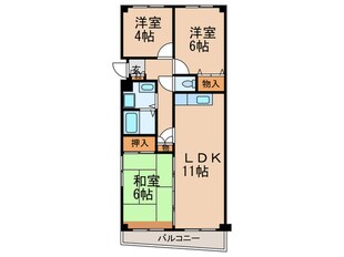 サン大曽根の物件間取画像